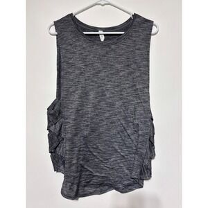 Lululemon Women Size 10 Var-City Muscle Tank Heather Grey